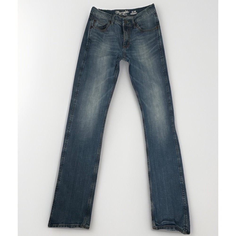 Wrangler Retro Men's Slim Straight Jeans Tag 31x36 Measures 31x35  WLT88CW